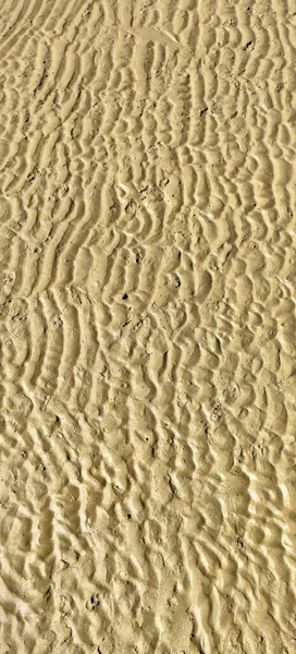 Waves Sand Tide Recedes Sand High Quality Photo — Stock Photo, Image