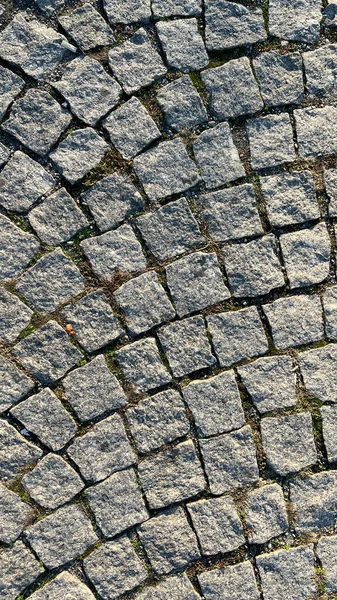 Roman Cobblestone Pavement Emilia Porphyry High Quality Photo — Stock Photo, Image