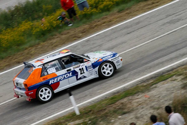 Реджо Эмилия Италия 2016 Rally Reggio Apennines Free Event Lancia — стоковое фото