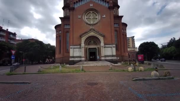 Iglesia Aire Libre San Giuseppe Módena Emilia Romaña Italia — Vídeos de Stock