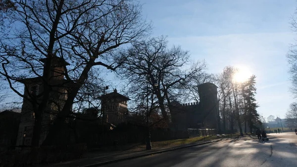 Medieval Citadel Valentino Park Turin High Quality Photo — Fotografia de Stock