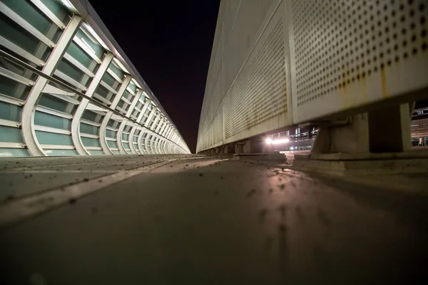 Ночной Вид Мост Реджо Эмилия Италия Высокое Качество Фото — стоковое фото