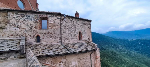 Sacra San Michele Turin Seen Terrace External Walls High Quality — Foto Stock