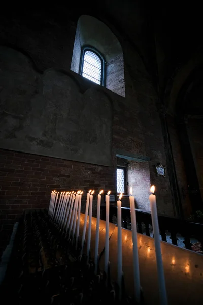 Sacra San Michele Torino Veduta Della Chiesa Interna Foto Alta — Foto Stock