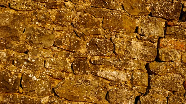 Древняя Каменная Стена Закате Высокое Качество Фото — стоковое фото