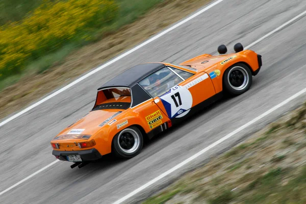 Reggio Emilia Itália 2016 Rally Reggio Apennines Free Event Porsche — Fotografia de Stock