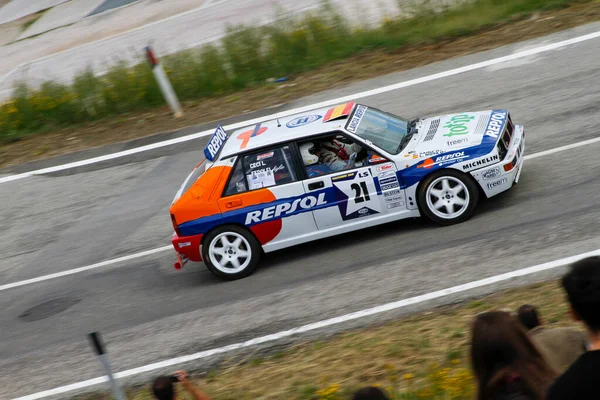 Reggio Emilia Itália 2016 Rally Reggio Apennines Evento Gratuito Lancia — Fotografia de Stock