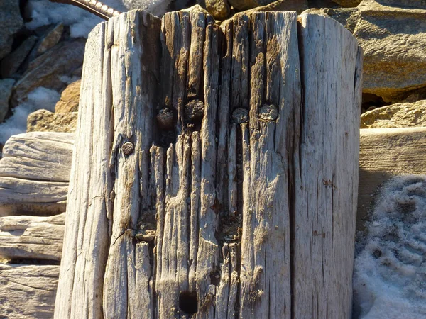Old Wood Texture Weathered Glacier High Quality Photo — Stock Photo, Image