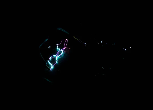Синий Фиолетовый Электрошокер Черном Высокое Качество Фото — стоковое фото