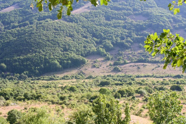 Πανόραμα Των Βουνών Στο Εθνικό Πάρκο Του Abruzzo Υψηλής Ποιότητας — Φωτογραφία Αρχείου