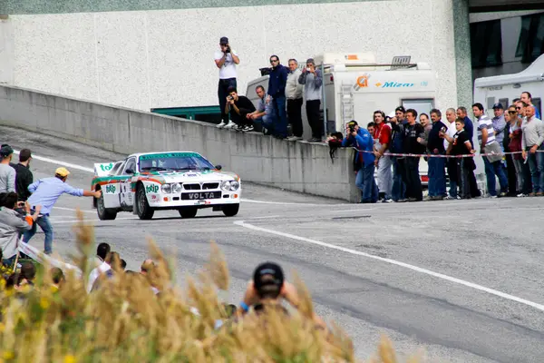 Реджо Эмилия Италия 2016 Rally Reggio Apennines Free Event Lancia — стоковое фото