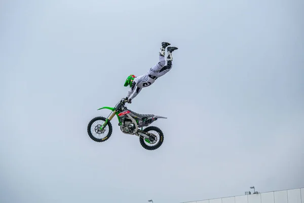 Milano Italia 2021 Eicma Milano Bike Expo Free Style Motocross — Foto de Stock