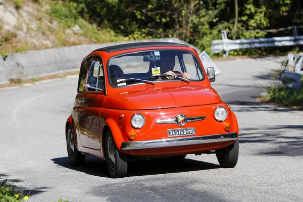 Bibbiano Reggio Emilia Itália 2015 Rali Livre Carros Antigos Praça — Fotografia de Stock