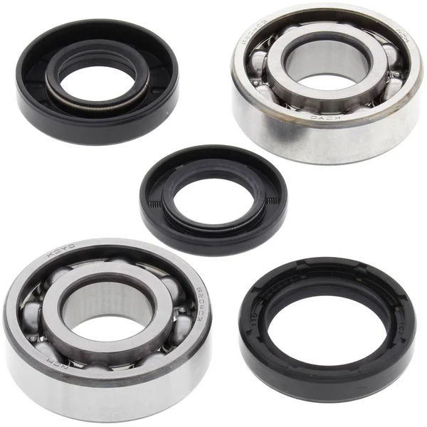 kit of bearings and oil seals for motorcycles. High quality photo