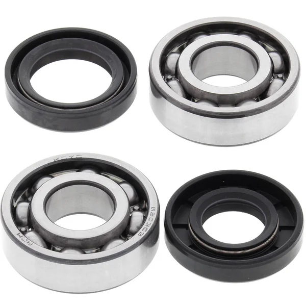 kit of bearings and oil seals for motorcycles. High quality photo