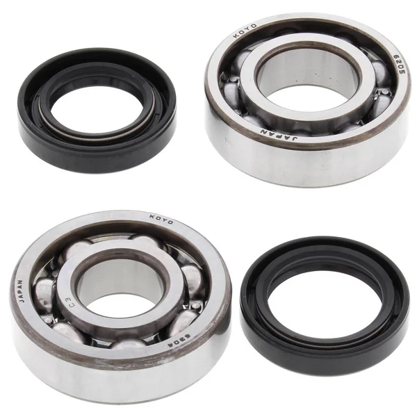 kit of bearings and oil seals for motorcycles. High quality photo