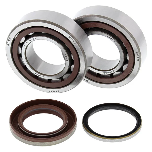 kit of bearings and oil seals for motorcycles. High quality photo