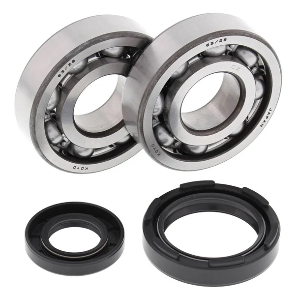 kit of bearings and oil seals for motorcycles. High quality photo