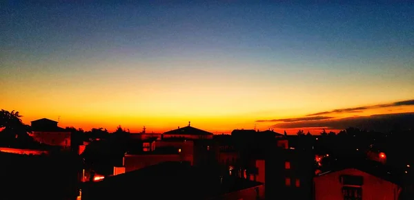 Sunset Bibbiano Reggio Emilia Emilian Hills Italy High Quality Photo — Stock Photo, Image