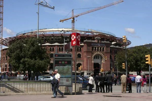 Madrid Spanya 2018 208 Metro Istasyonu Madrid Merkezinde Normal Bir — Stok fotoğraf