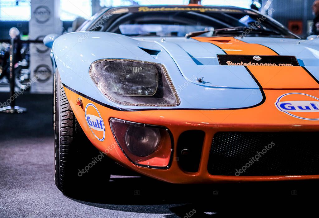 Milano, Italia 2021 11 27 Eicma Milano Bike Expo Gulf Ford Gt40 24h