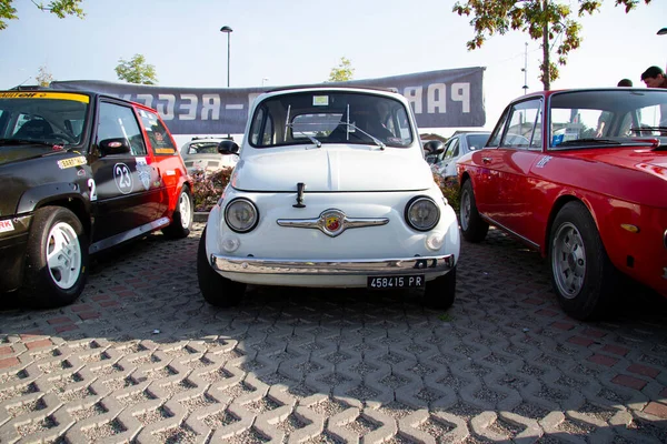 Bibbiano Reggio Emilia Italy 2015 Freie Oldtimer Rallye Auf Dem — Stockfoto