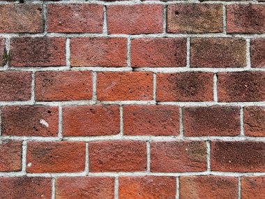 Günbatımında kırmızı tuğla duvar. Yüksek kalite fotoğraf