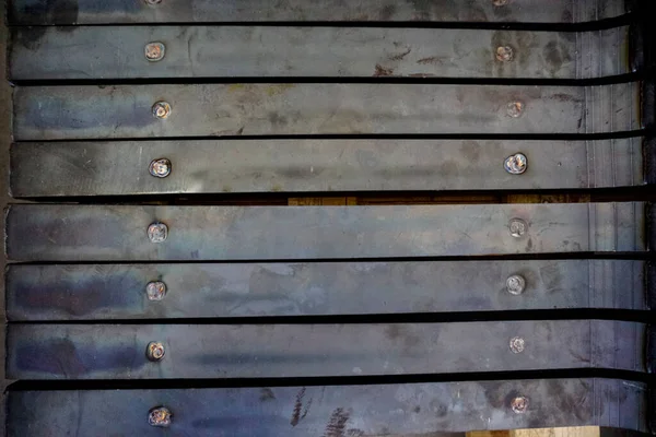 Wrought Iron Bars Folded Welded High Quality Photo — Stock Photo, Image