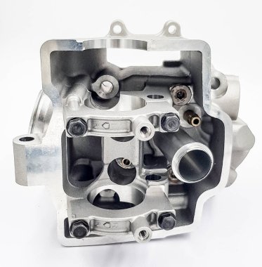 Tek silindirli motora yönel. Yüksek kalite fotoğraf