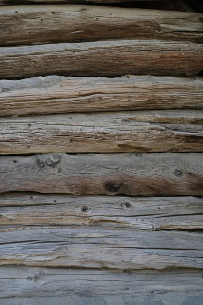 House Wall Made Wooden Logs High Quality Photo — Stock Photo, Image