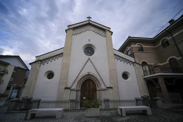 Susa Church Facade Cloudy Day High Quality Photo — Photo