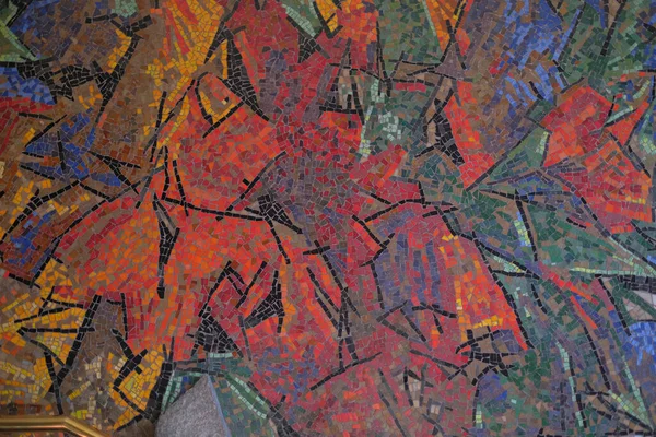 Azulejos Mosaico Colores Pared Foto Alta Calidad —  Fotos de Stock