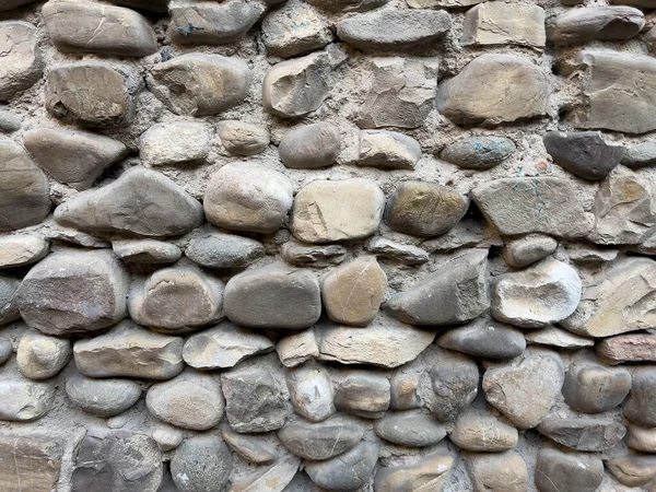 Old River Stone Romanic Wall Brick High Quality Photo — Stock Photo, Image