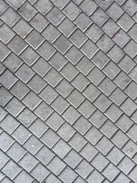 Square Concrete Self Locking Brick Floor High Quality Photo — Stock Photo, Image