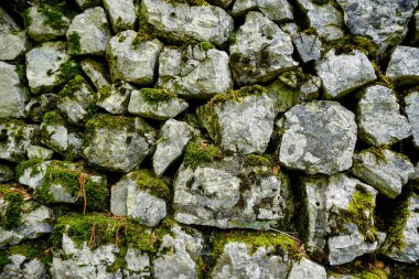 Eski taş duvar ve tuğla. Yüksek kalite fotoğraf