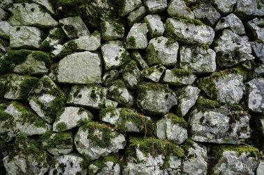 Eski taş duvar ve tuğla. Yüksek kalite fotoğraf