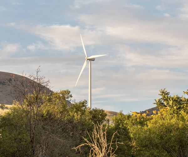 İtalya 'nın Abruzzo tepelerindeki rüzgar çiftliği. Yüksek kalite fotoğraf