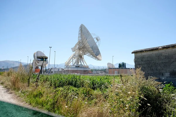 Satellite Dish Repeater Fucino Space Center Italy High Quality Photo — стоковое фото
