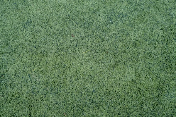 Lapangan Olahraga Rumput Sintetis Hijau Latar Belakang Olahraga Untuk Tampilan — Stok Foto