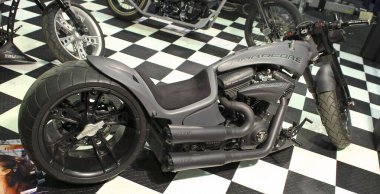 Verona, İtalya - 2018 MBE Verona Bisiklet Fuarı Bisiklet Fuarı ve Özel Araba Fuarı - özel boyalı bisiklet. Yüksek kalite fotoğraf