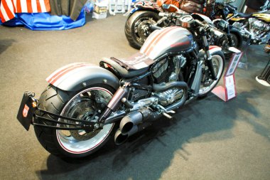 Verona, İtalya - 2018 MBE Verona Bisiklet Fuarı Bisiklet Fuarı ve Özel Araba Fuarı - özel boyalı bisiklet. Yüksek kalite fotoğraf