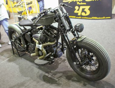 Verona, İtalya - 2018 MBE Verona Bisiklet Fuarı Bisiklet Fuarı ve Özel Araba Fuarı - özel boyalı bisiklet. Yüksek kalite fotoğraf