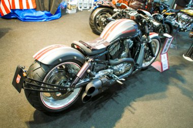 Verona, İtalya - 2018 MBE Verona Bisiklet Fuarı Bisiklet Fuarı ve Özel Araba Fuarı - özel boyalı bisiklet. Yüksek kalite fotoğraf