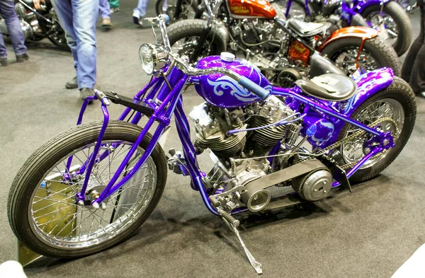 Verona Itálie 2018 Mbe Verona Bike Expo Bike Custom Car — Stock fotografie