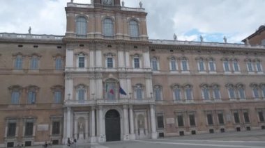 Modena Italy overview of Rome Plaza. High quality 4k footage