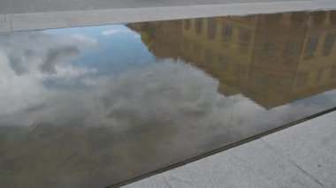 Modena İtalya Roma Plaza 'nın genel görünümü. Yüksek kalite 4k görüntü