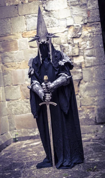 Nazgul Warrior Helmet Sword Lord Rings High Quality Photo — Fotografia de Stock