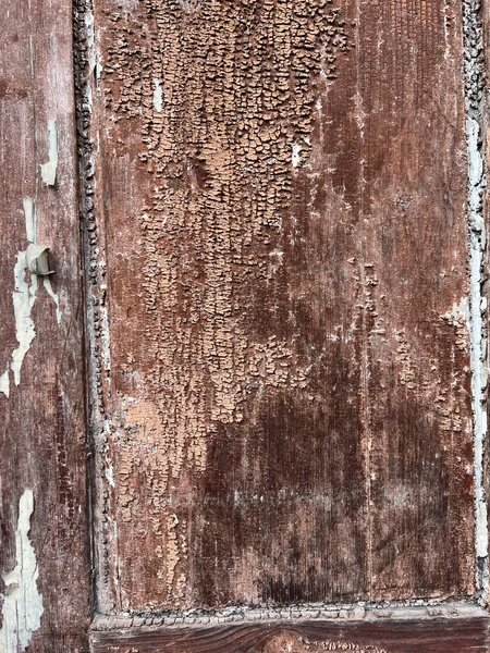 経年劣化塗料と古い木製のドア 高品質の写真 — ストック写真