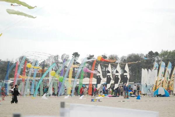 Cervia Ravenna Italia 2019 Artevento Cervia International Kite Free Festival — Foto Stock