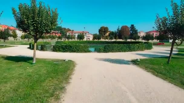 Sanvitale Fortress Garden Sala Baganza Parma High Quality Footage — Stock Video
